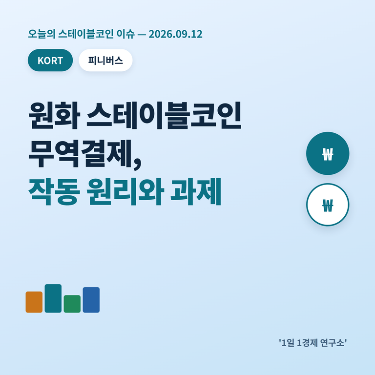 원화 스테이블코인 무역결제, 작동 원리와 과제