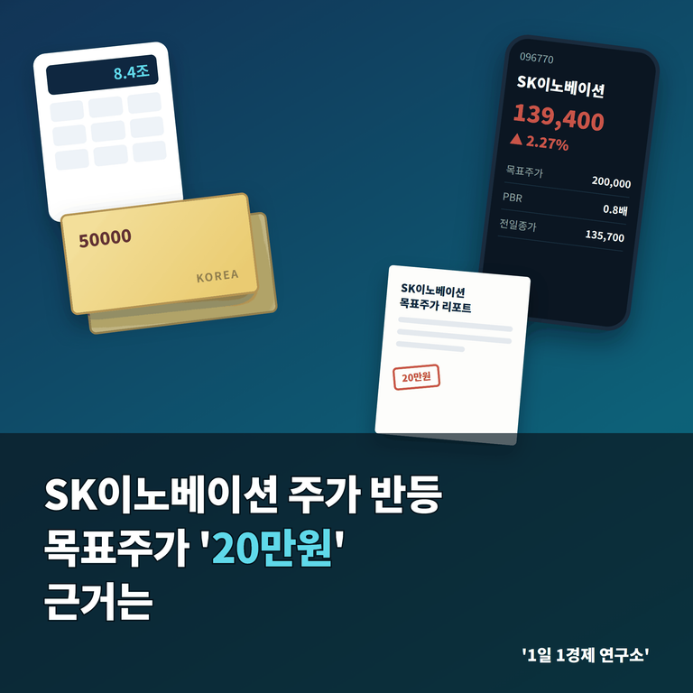 SK이노베이션 주가 반등, 목표주가 20만원 근거는