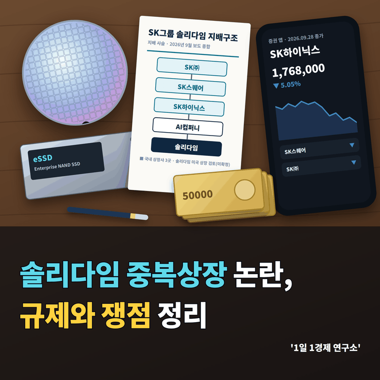 솔리다임 중복상장 논란, 규제와 쟁점 정리